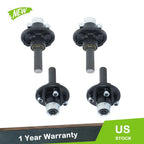 Set of 4 Pre-Assembled Hub & Round BT8 Spindles for Idler 4 on 4" Bolt