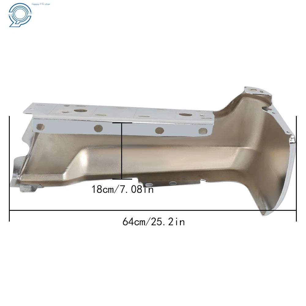 Chrome Rear LH Driver Bumper Face Bar for Ford F250 F350 (2017–2022)