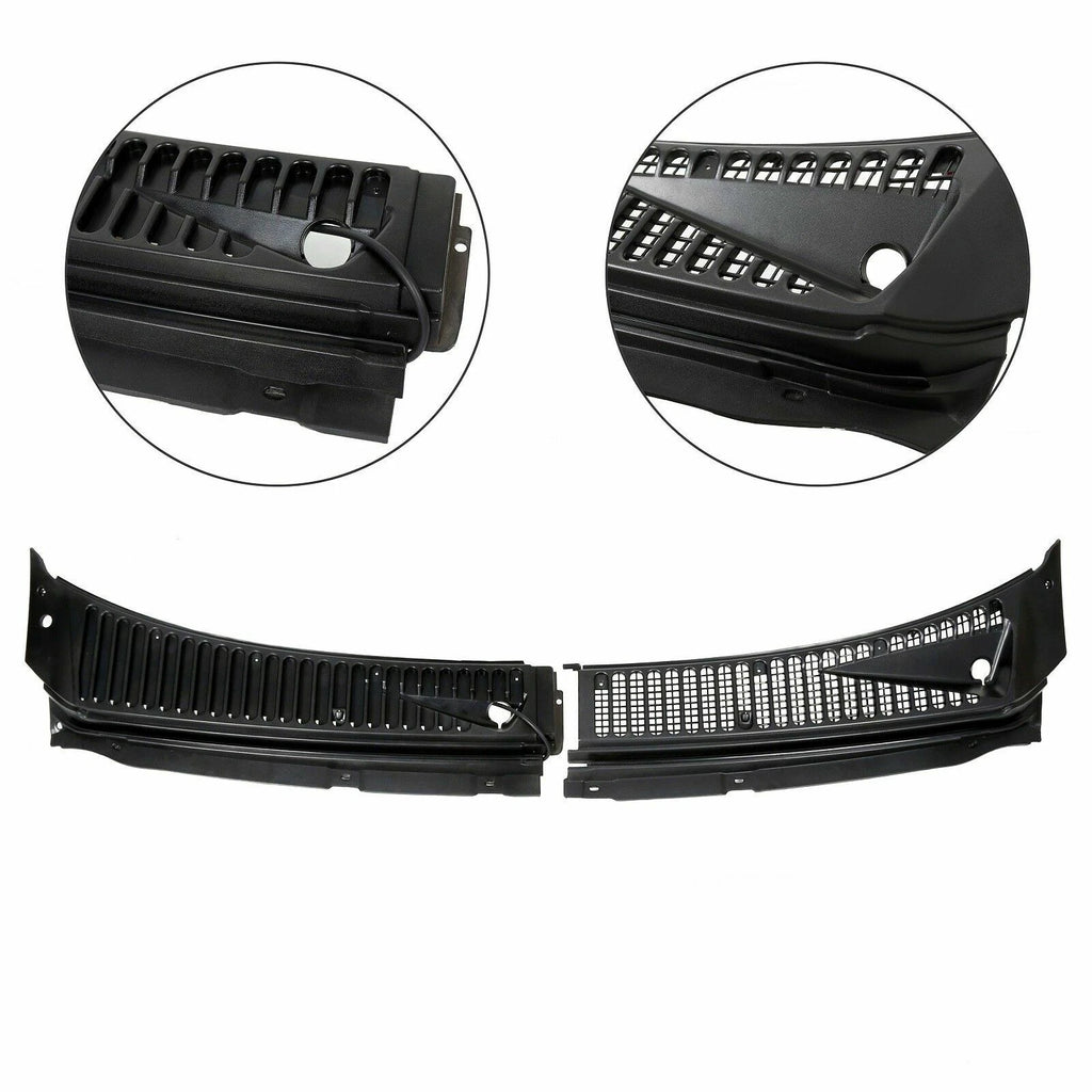 Windshield Wiper Vent Cowl Screen Cover Panels for Ford F250 F350 Excursion