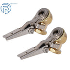 Pair Brass Lock On Tire Inflator Locking Air Chuck 1/4" NPT