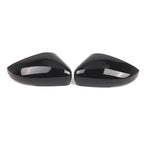 Set of 2 Rear Mirror Cover Caps for VW Polo MK5 (2009–2017) Gloss Black