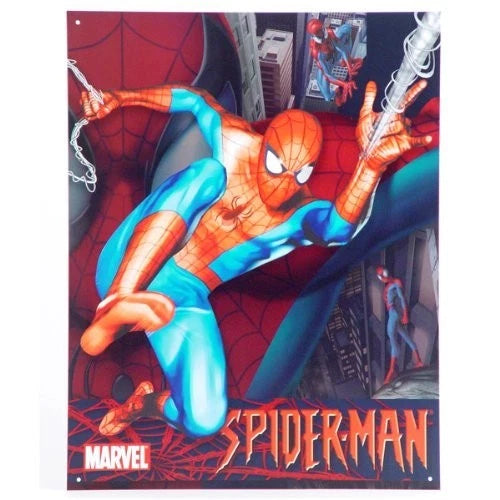 Vintage Spider-Man Comic Tin Metal Sign 1335