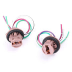 LED Bulb Brake Signal Light Wiring Harness Socket for 7441 7443 7444 T20