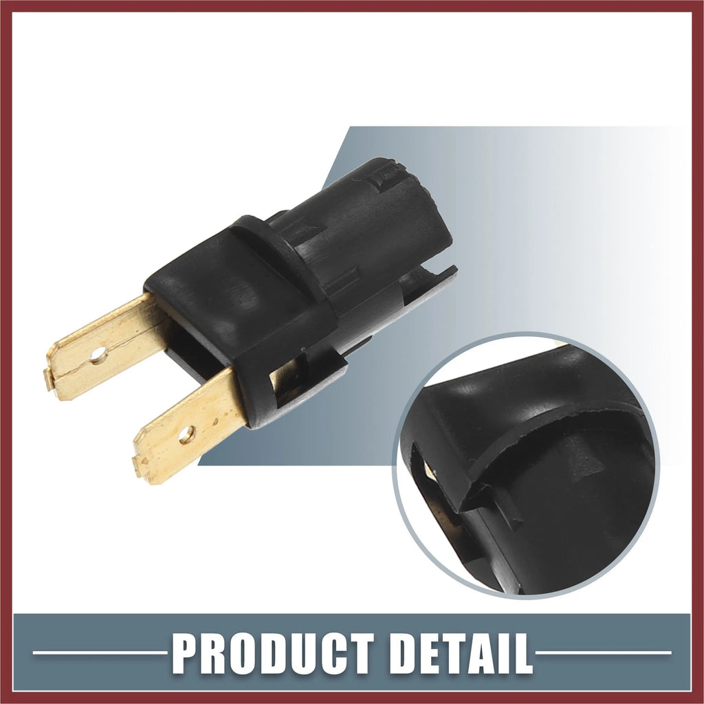 2X Side Repeater Indicator Light Bulb Socket 161949111 for VW 