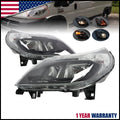 Pair Halogen Headlights for Dodge Ram Promaster 1500 2500 3500 (2014–2022)