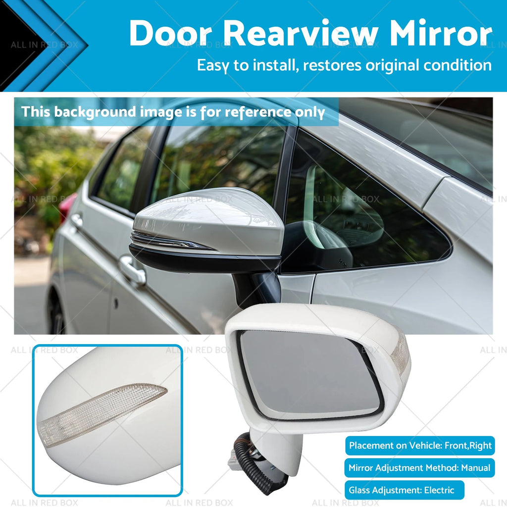 Right Door Rearview Mirror 5 Pin for Honda Jazz (2005–2008) City (2007–2008)