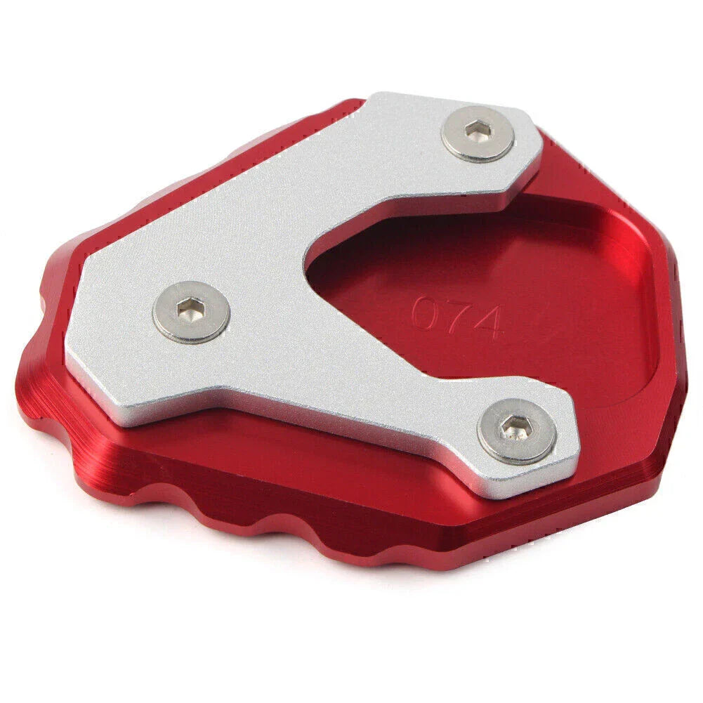 Red Side Stand Extension Kickstand Enlarger Plate for Honda CB500X (2019-2023)