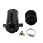 750ml Alu Baffled Oil Catch Can Separator w/ Breather Filter for Universal