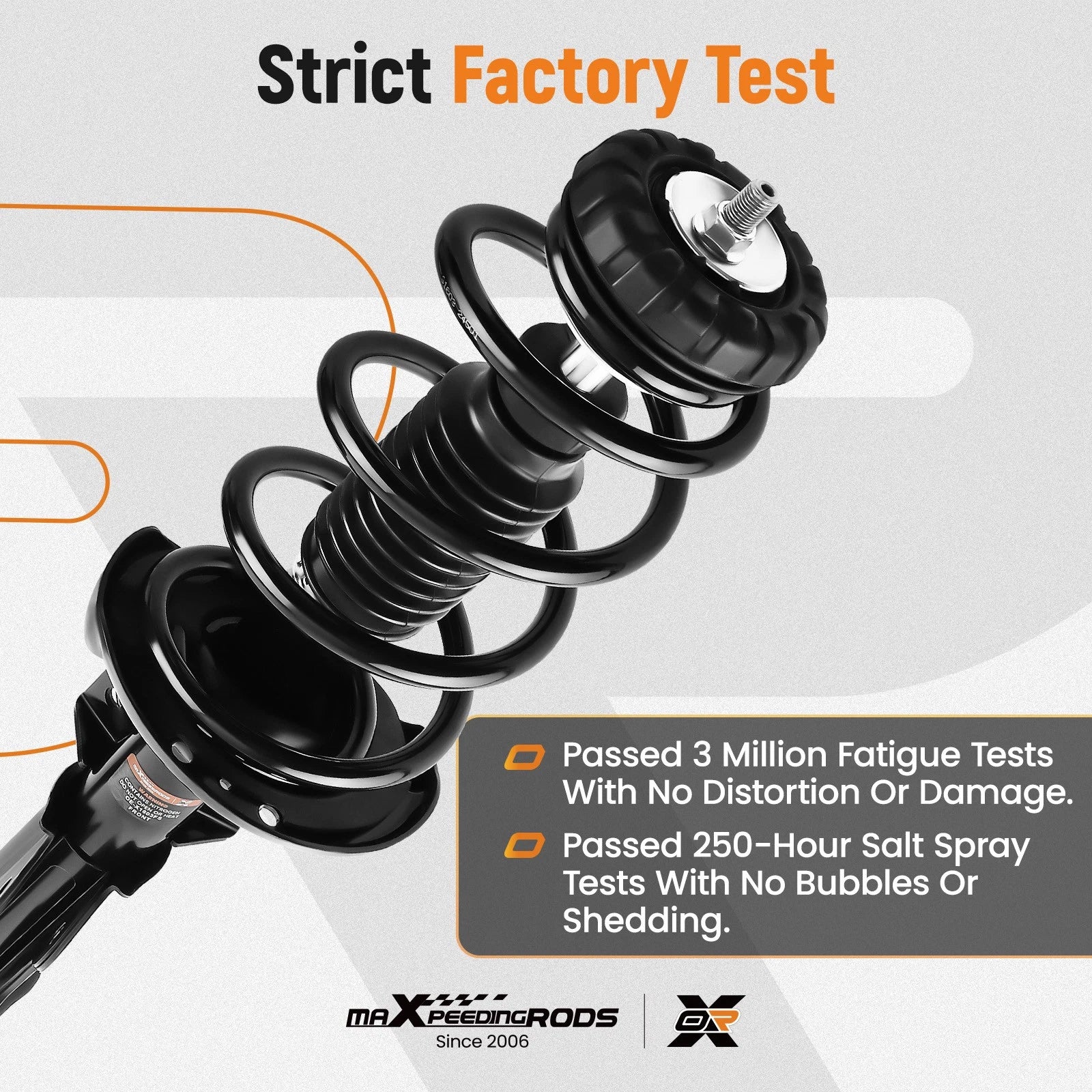 Pair Front Quick Complete Strut w/Coil Spring for Cadillac SRX (2010-2016)
