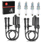 Ignition Coil Pack Spark Plug + Cap for Honda Shadow ACE Aero Spirit 750 (1997–2003)