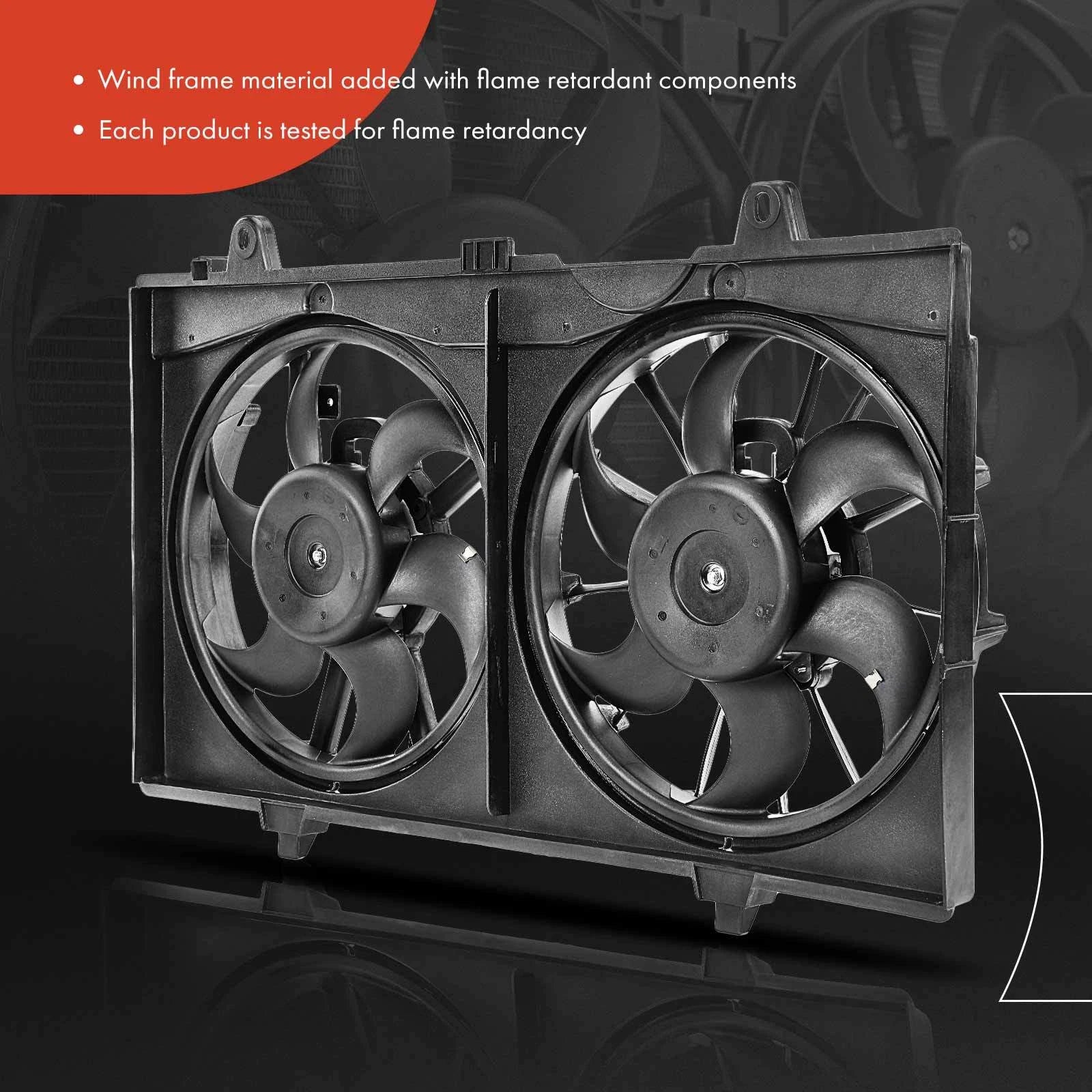 Dual Cooling Fan Assembly for Nissan Sentra (2007–2012)