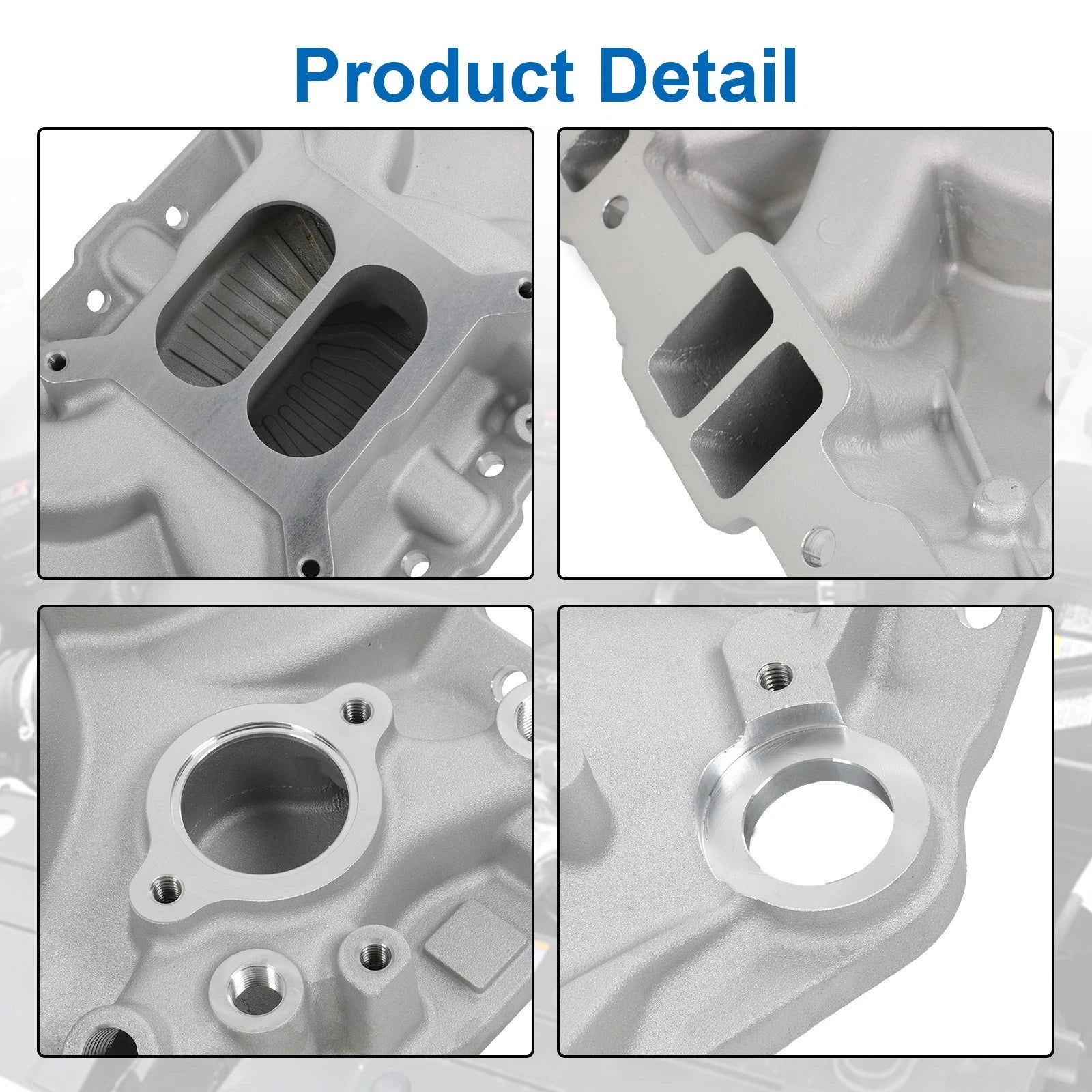 Intake Manifold for Chevrolet SBC 262-400 (1955–1986) Aluminum Dual Plane