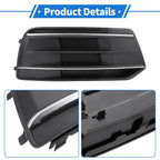 Fog Light Grill for Audi Q5 (2018–2020) No. 80A807680D Black Silver Tone