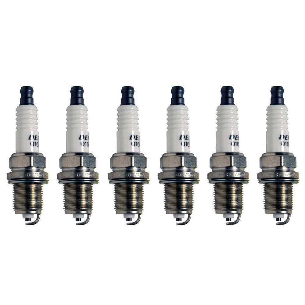 6X Denso U-Groove Spark Plugs Q16PRU 3137 for Power Performance