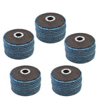 Set of 50 Zirconia Flap Discs for Sanding Grinding (4-1/2" x 7/8")