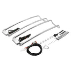 Saddlebag Lid Top Rail & LED Light for Harley Touring Street Road Glide (1994–2013)