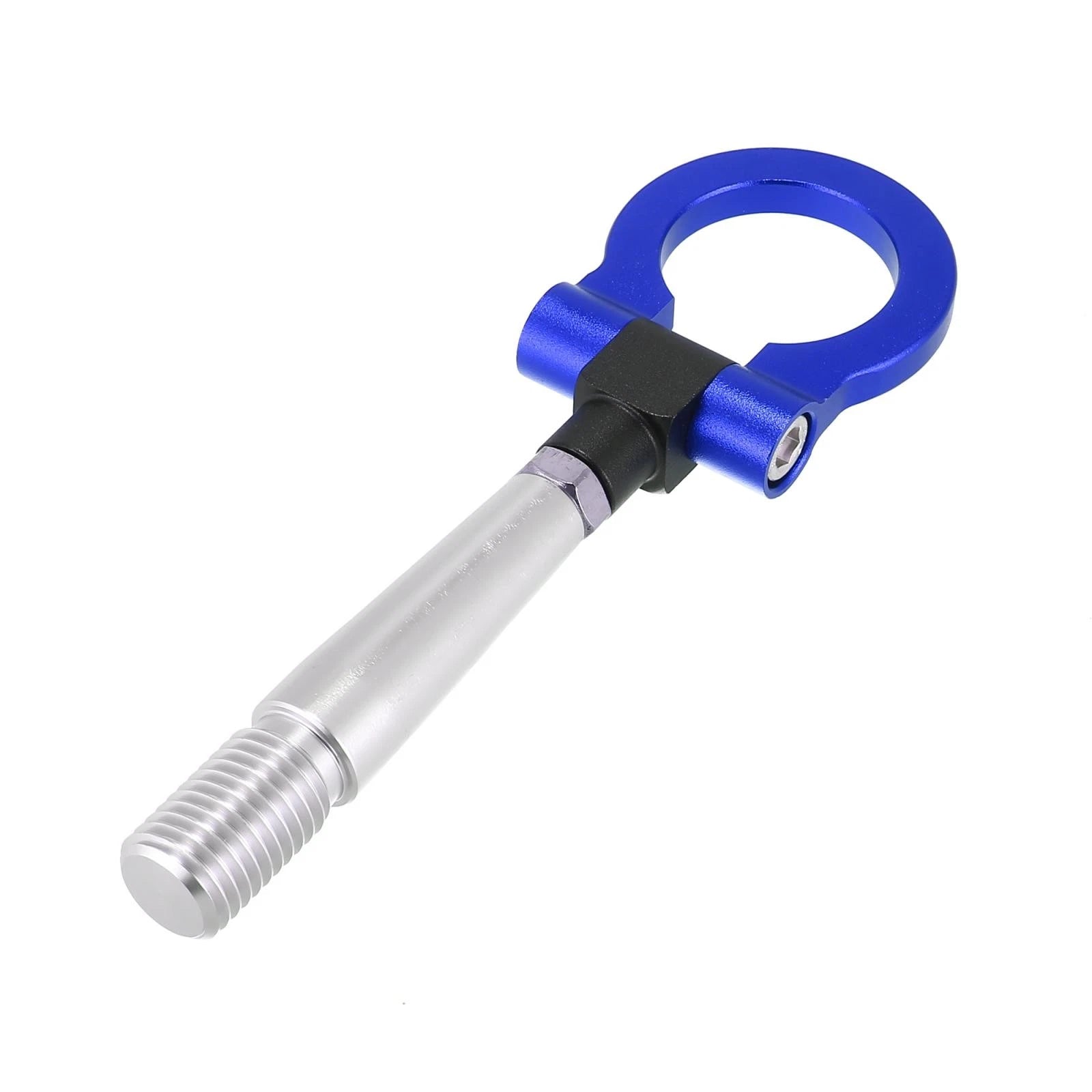 Tow Hook Screw On Round Ring for Mitsubishi Lancer EVO X (2008–2015) - Blue