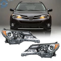 Pair of Halogen Headlights for Toyota RAV4 (2013–2015) Left+Right Side