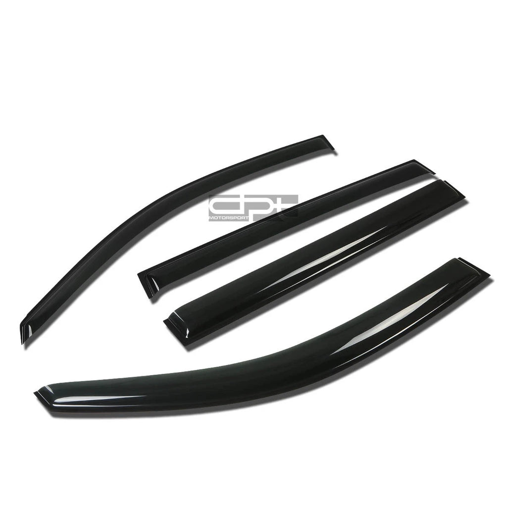 Window Visor/Wind Deflector for Toyota Highlander (2008–2013) - Smoke Tint