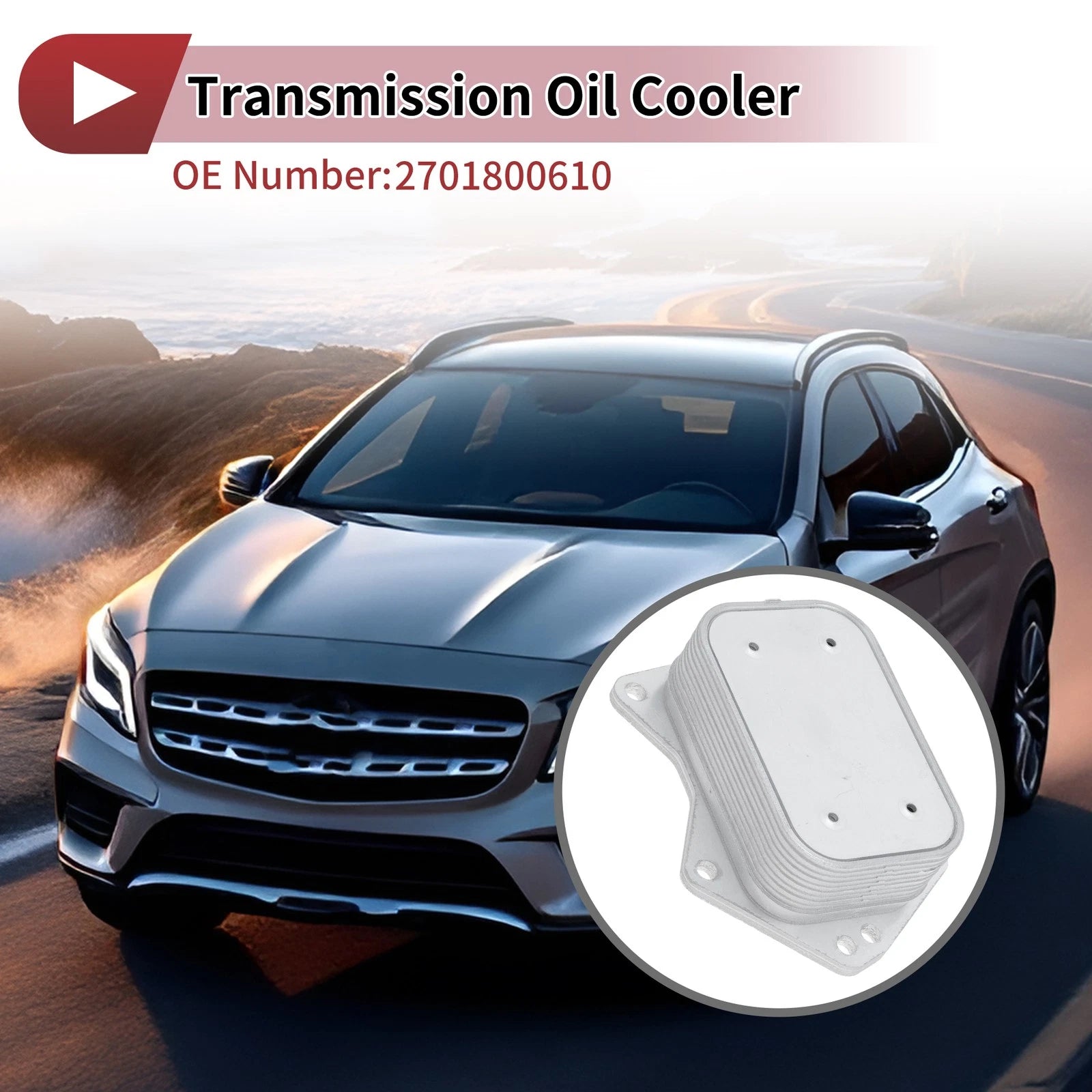 Engine Oil Cooler for Mercedes-Benz GLA-Class (2013–2019) No. 2701800610