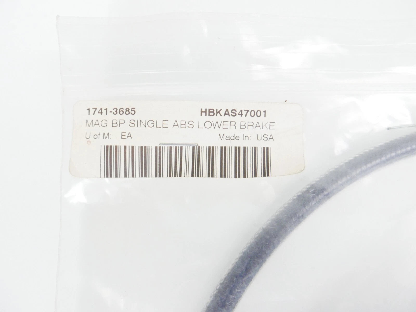 Front Lower Brake Line Kit for Harley (2011–2017) - Black Pearl