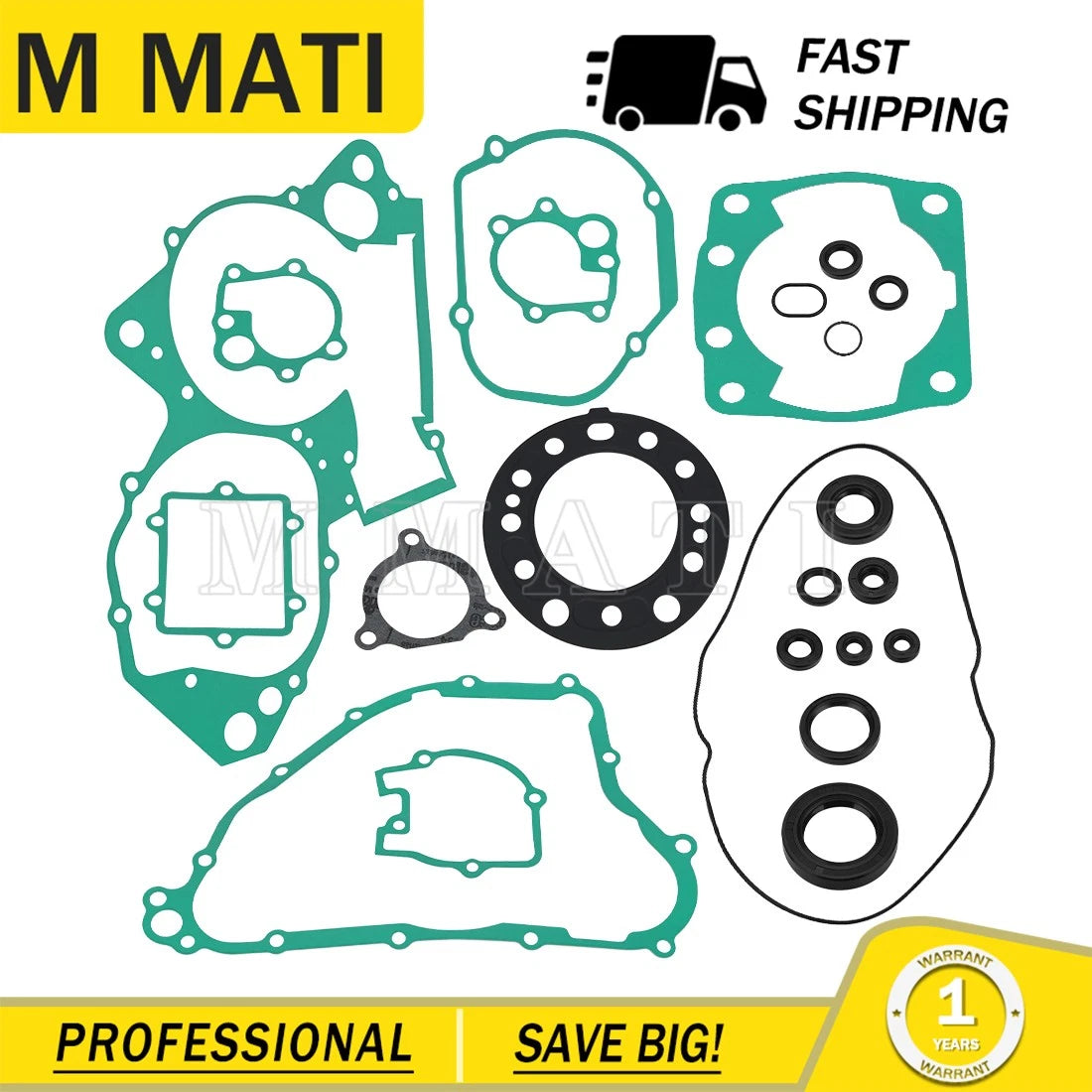 Complete Gasket Kit for Honda CR250R (2002–2004) w/ Seals