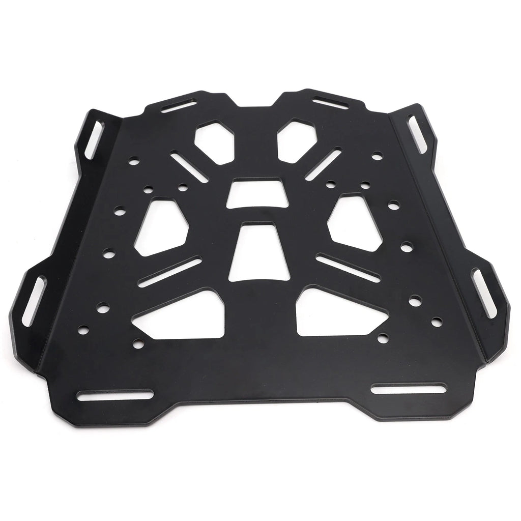 Black Aluminum Top Rack Carrier Luggage Plate for Ducati Multistrada V4/S (2022–2025)