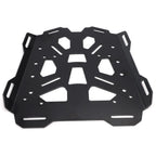 Black Aluminum Top Rack Carrier Luggage Plate for Ducati Multistrada V4/S (2022–2025)