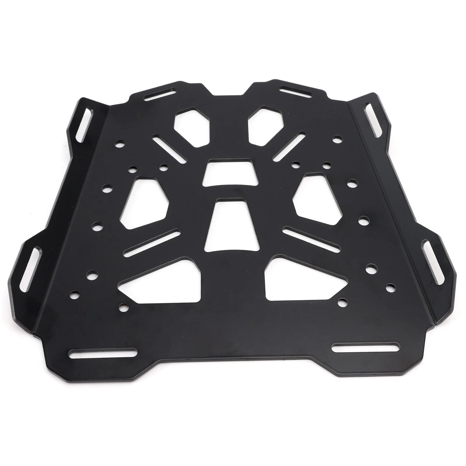 Black Aluminum Top Rack Carrier Luggage Plate for Ducati Multistrada V4/S (2022–2025)