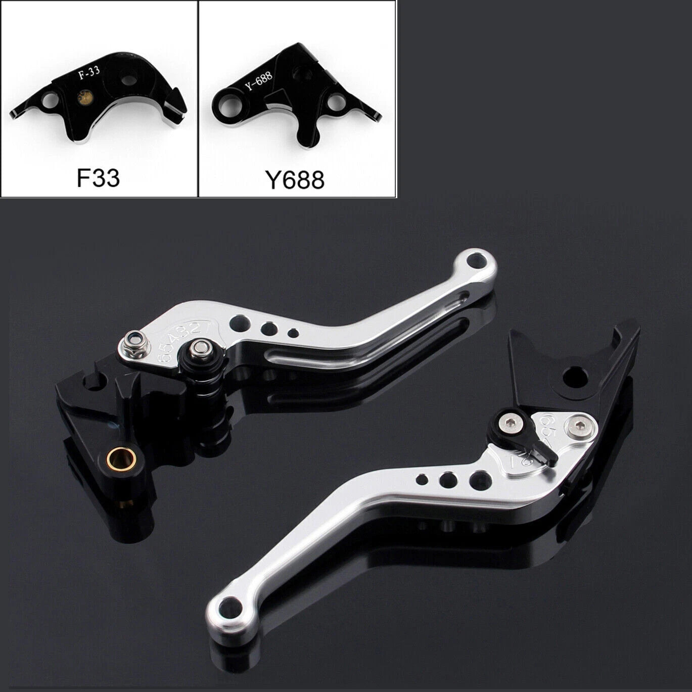 Short Brake Clutch Lever for Honda CBR600RR (2007–2011), CBR1000RR (2008–2011)