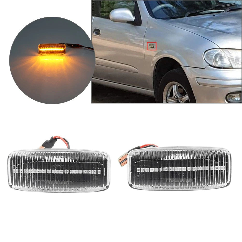 Fender Side Marker Turn Signal Lights for Nissan Sylphy Bluebird Sunny