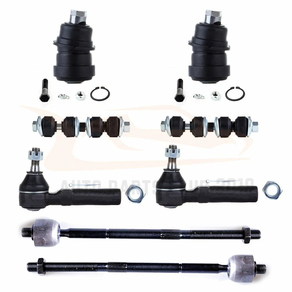 Set of 8 Suspension Kit Inner Outer Tie Rods for Chrysler PT Cruiser (2001–2010)