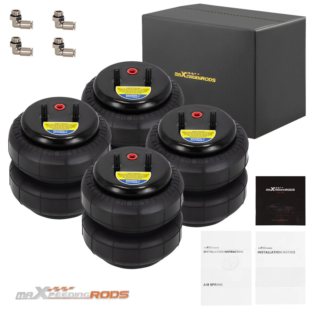 Set of 4 Air Spring Bags 2500lb for GMC Trail Boss/Sierra AT4 (W21-760-6781)