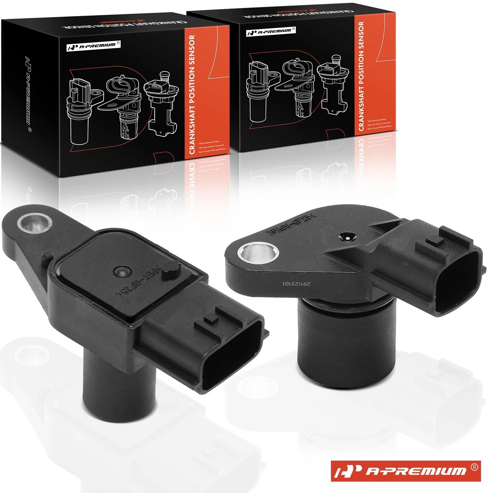 2X Crankshaft Position Sensor for Nissan Pathfinder, Infiniti QX4 (2001–2002)