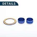 Set of 4 Media Tune Engine Start Mirror Switch Knob Covers for Subaru WRX (2022–2023) Blue