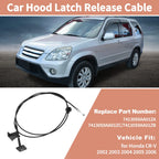 Hood Latch Release Cable w/ Handle for Honda CR-V (2002–2006) No. 74130S9AA01ZA