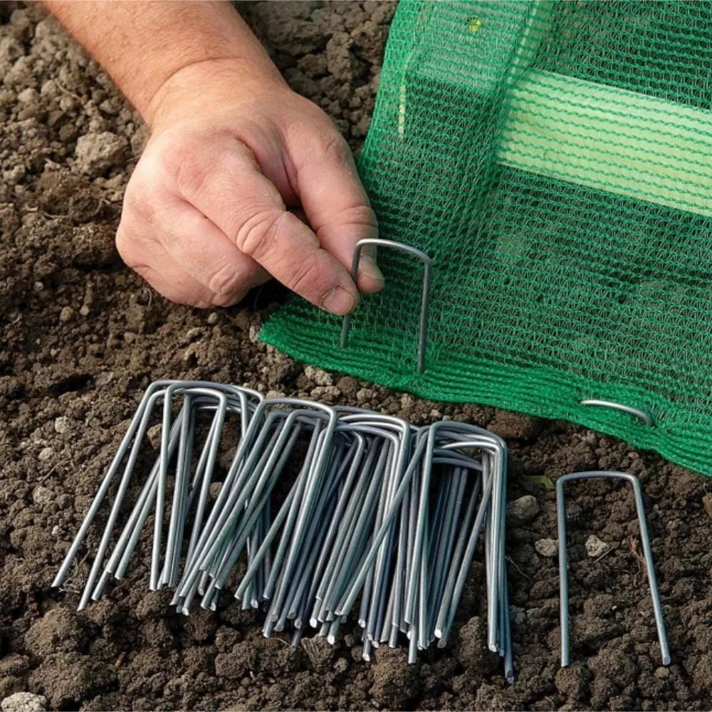 Set of 1000 Landscape Staples for Garden Use (6" Galvanized)