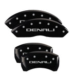 Caliper Covers Set of 4 Black Front for GMC Acadia (2017–2020)