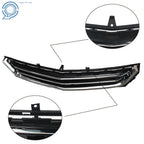 Front Bumper Lower Grille for Chevrolet Impala (2014-2018) Chrome Black