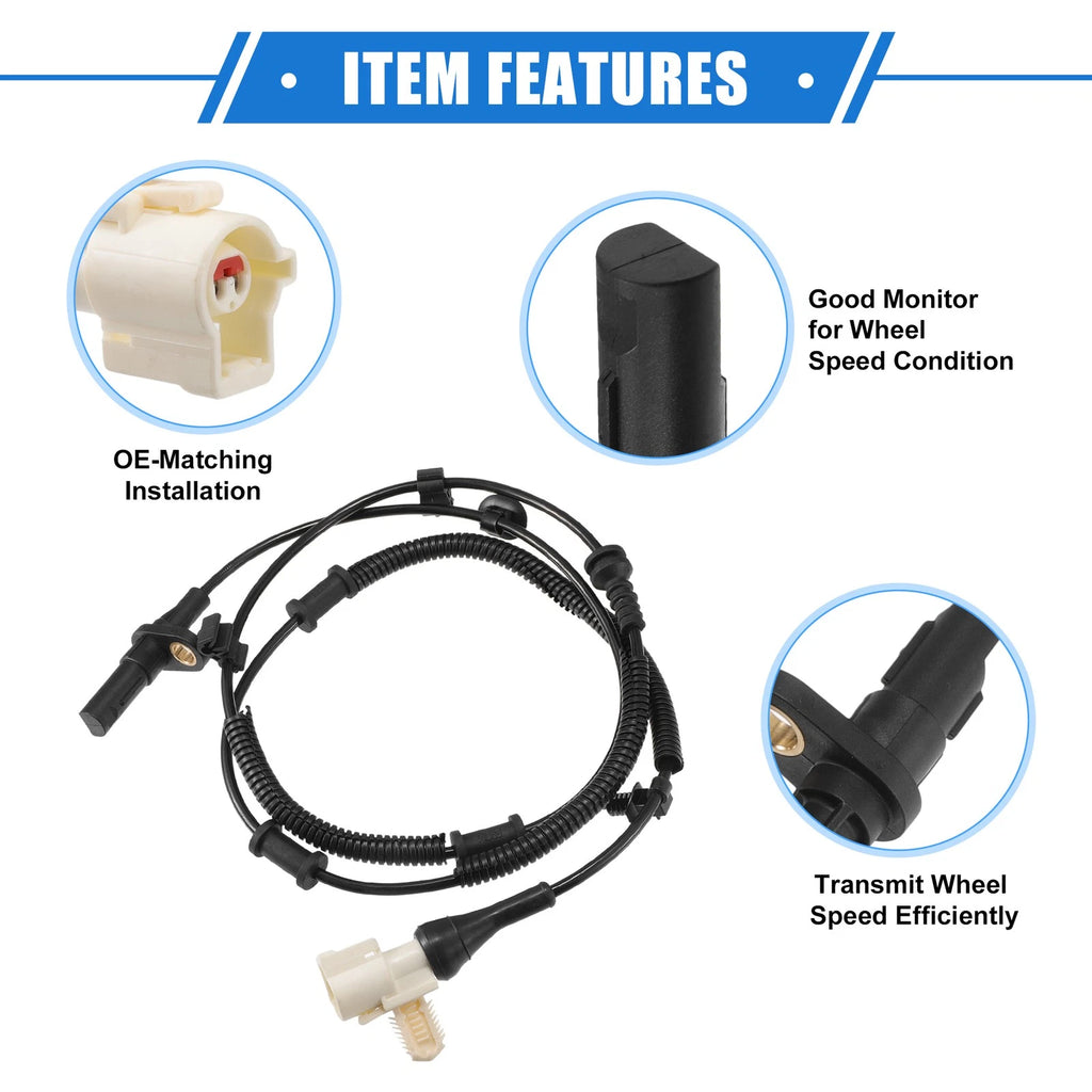 ABS Wheel Speed Sensor for Ford F150 Pickup (2009–2010) Rear Left 4.6L