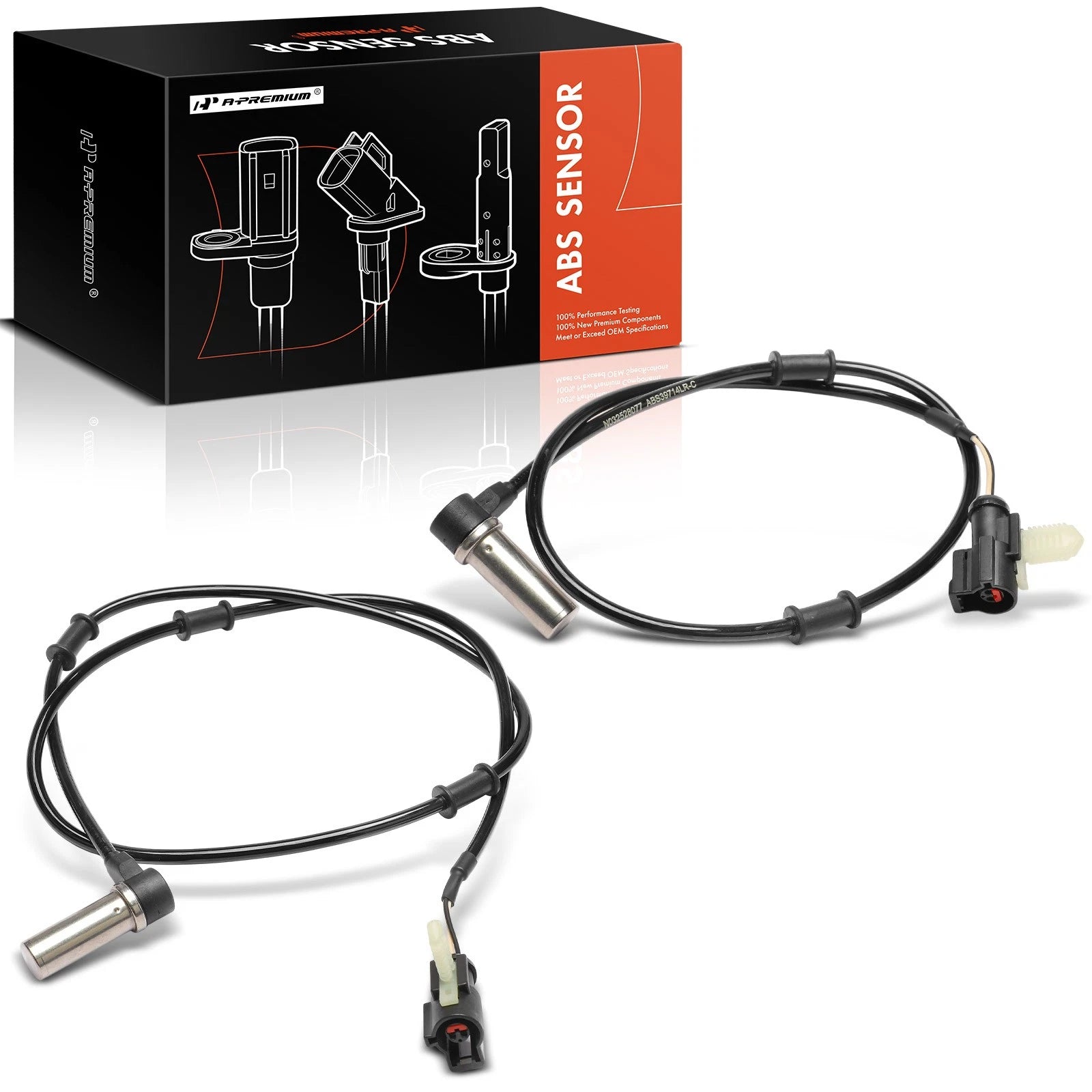 2X Rear ABS Wheel Speed Sensor for Ford F-53 (2008–2009)