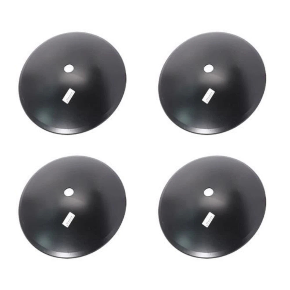Set of 4 18" Smooth Edge Disc Blades for Lawn Mowers and Tractors