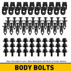 U-nut Clips for Nissan (M6 Engine Under Cover Splash Shield Guard)