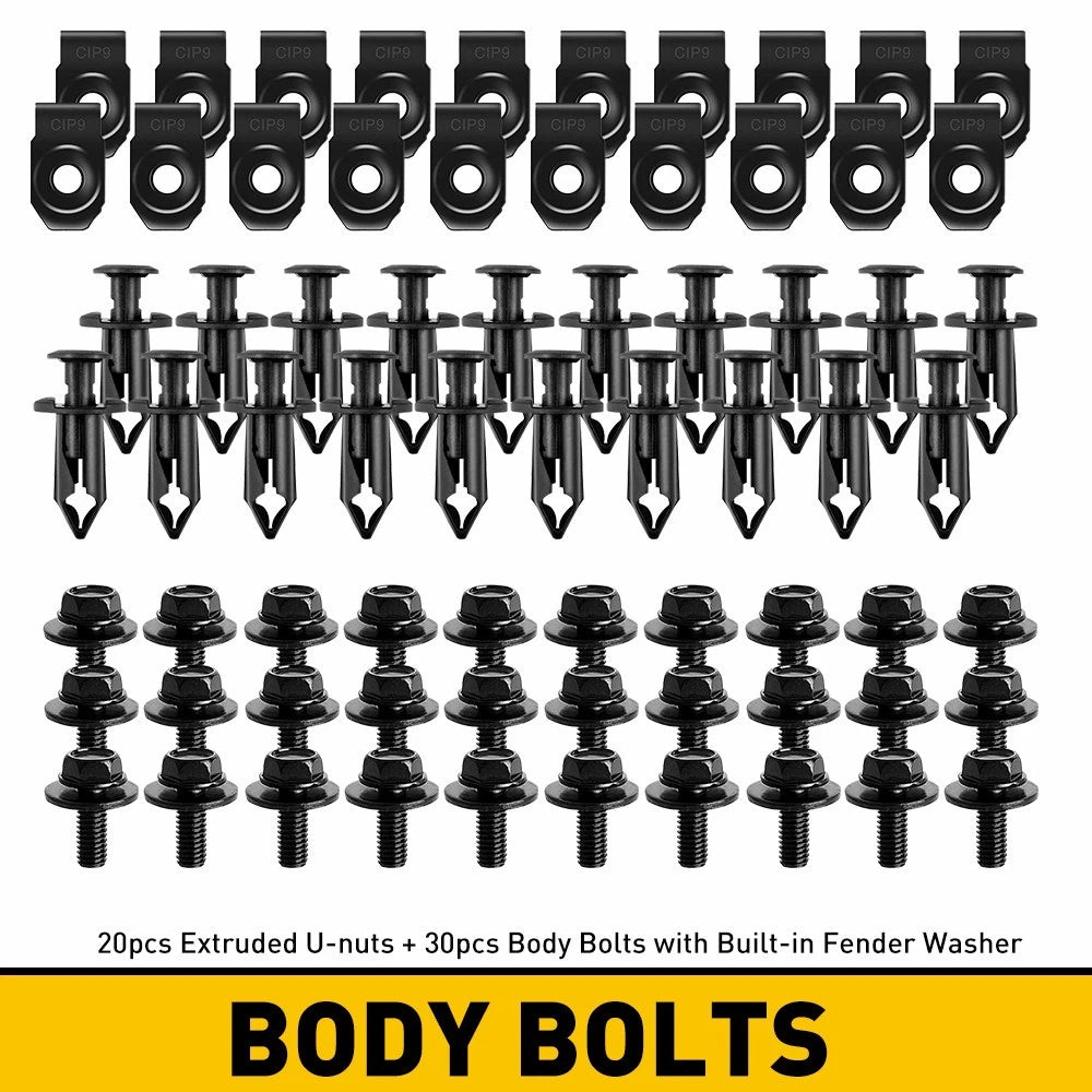 U-nut Clips for Nissan (M6 Engine Under Cover Splash Shield Guard)