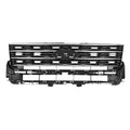 Replacement Gray Chrome Plastic Front Grille (See compatibility Chart)