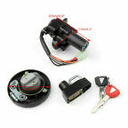 Ignition Switch Gas Cap Cover Lock Key Set for Kawasaki KL110/KLX125 (AY T9)