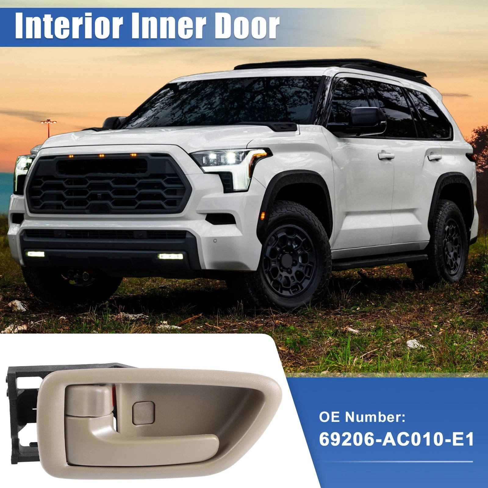 Left Side Inside Door Handle for Toyota Avalon (2013–2018) 69206-AC010-E1