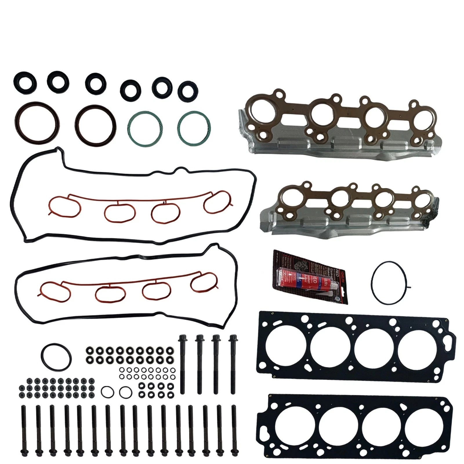 Set of 10 Head Gasket Bolts for Toyota Sequoia Lexus GX470 LX470 (2005–2009)