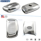 Glossy Chrome Silver TPU Full Seal Key Protector Shell Holder for Hyundai Accent (2018–2020)