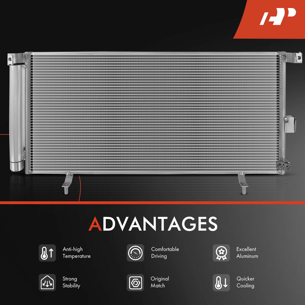A/C Condenser with Receiver Drier & Bracket for Subaru Legacy (2010-2014)